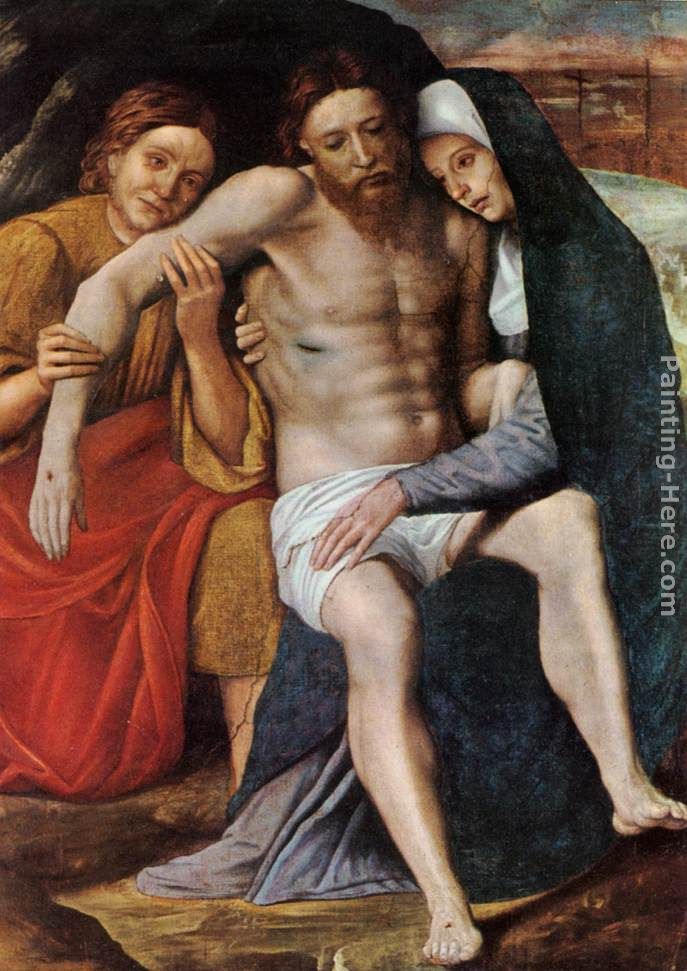 Deposition of the Tears painting - Giovanni Francesco Caroto Deposition of the Tears art painting